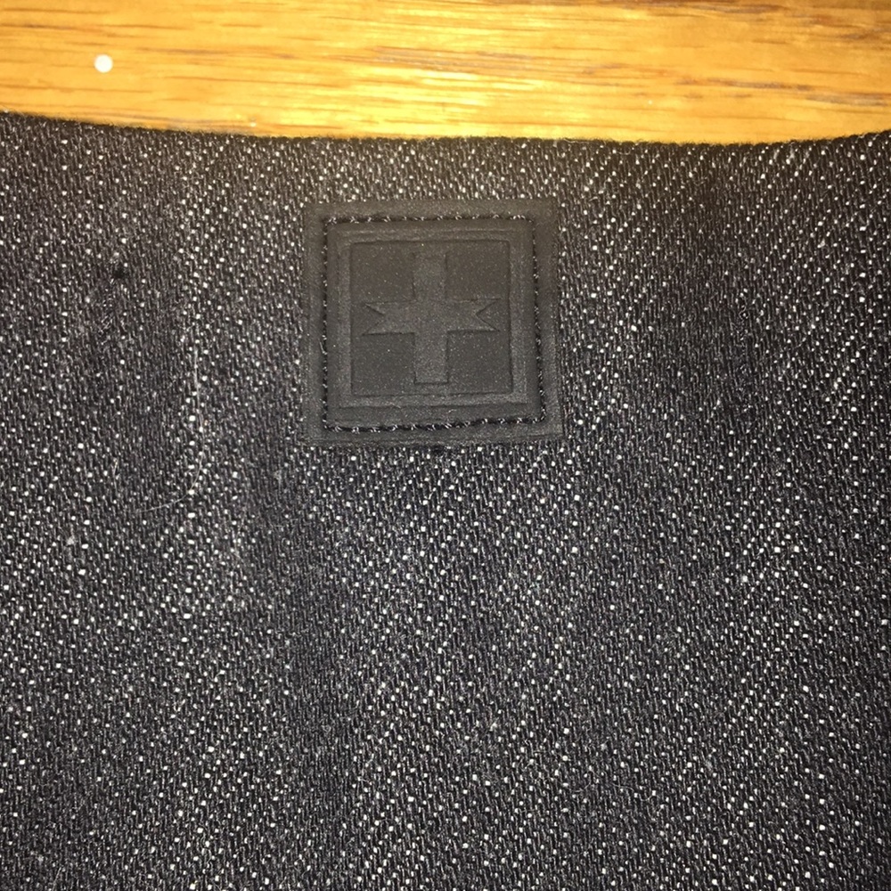 N+C Denim and Velvet Top - Picture 5 of 6